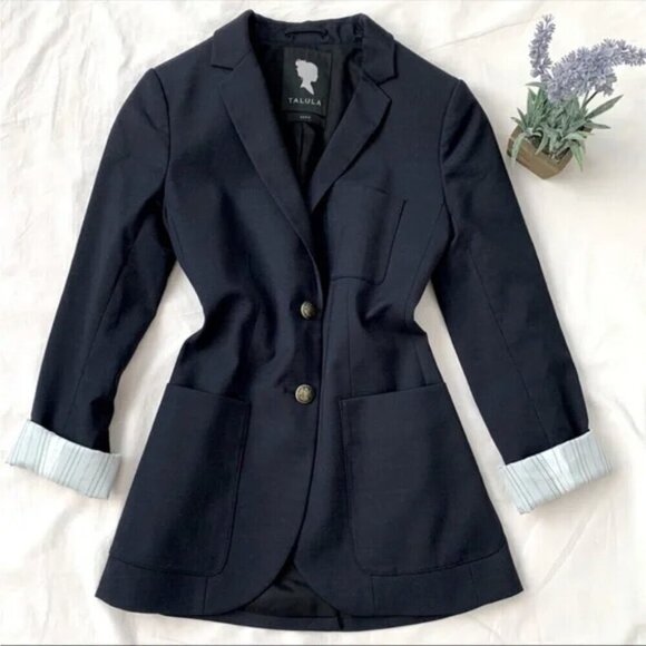 Aritzia Jackets & Blazers - Aritzia Talula Exeter Wool Blend Boyfriend Blazer Black Size 4
